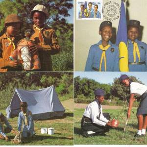 CISKEI, Scouts, four maximum card, 1985.