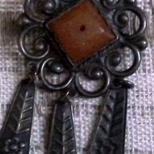 Antique Baltic Ambers,  Brooch, 4Gr.