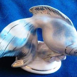 Beautiful Soviet porcelain figure – fish.