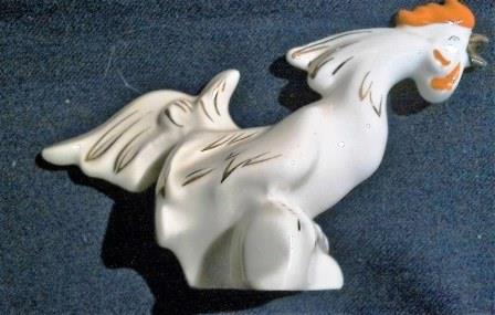 Beautiful Soviet porcelain figure - cock.