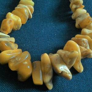 Natural Baltic amber. Beautiful amber beads - 48.45 grams.
